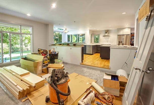 Professional Kitchen Island Installation technician working in Springfield, VA